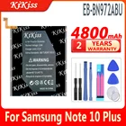 EB-BN972ABU 4800 мАч, батарея для Samsung Galaxy Note 10 + Note10Plus Примечание 10 плюс Note10 + SM-N975F SM-N975DS аккумулятор с высокой емкостью