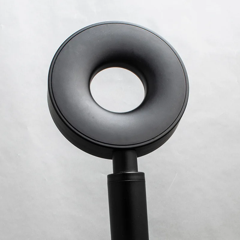 automatic self cleaning shower head donut shape hand held abs electroplating pressurize bathtub faucet bathroom accessories free global shipping