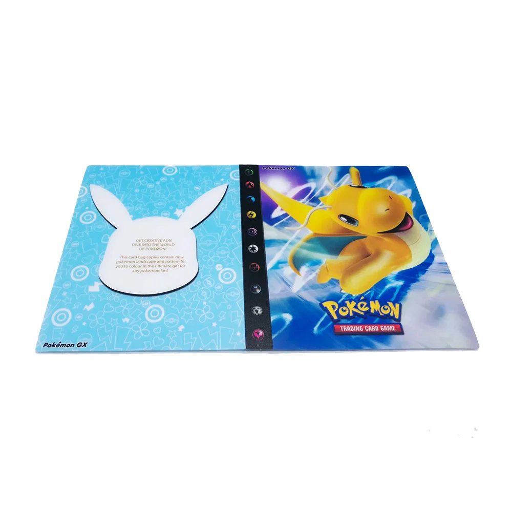 6 240 шт. держатель Альбом игрушки коллекции Pokemones карты Альбом Книга Топ загруженный список игрушки подарок для детей - Цвет: 6