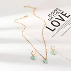 Женское колье с подвеской-бабочкой, Корейская версия ожерелья до ключиц, подарочный набор для пар, 2020
