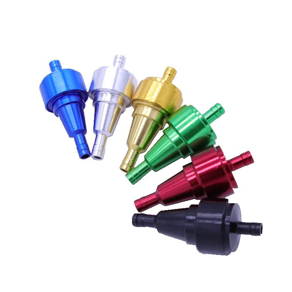 

Aluminum CNC Motorcycles Fuel Filter Fits 1/4 to 5/16 Fuel Hose For Dirt Bikes ATVs Go-Karts and Scooters