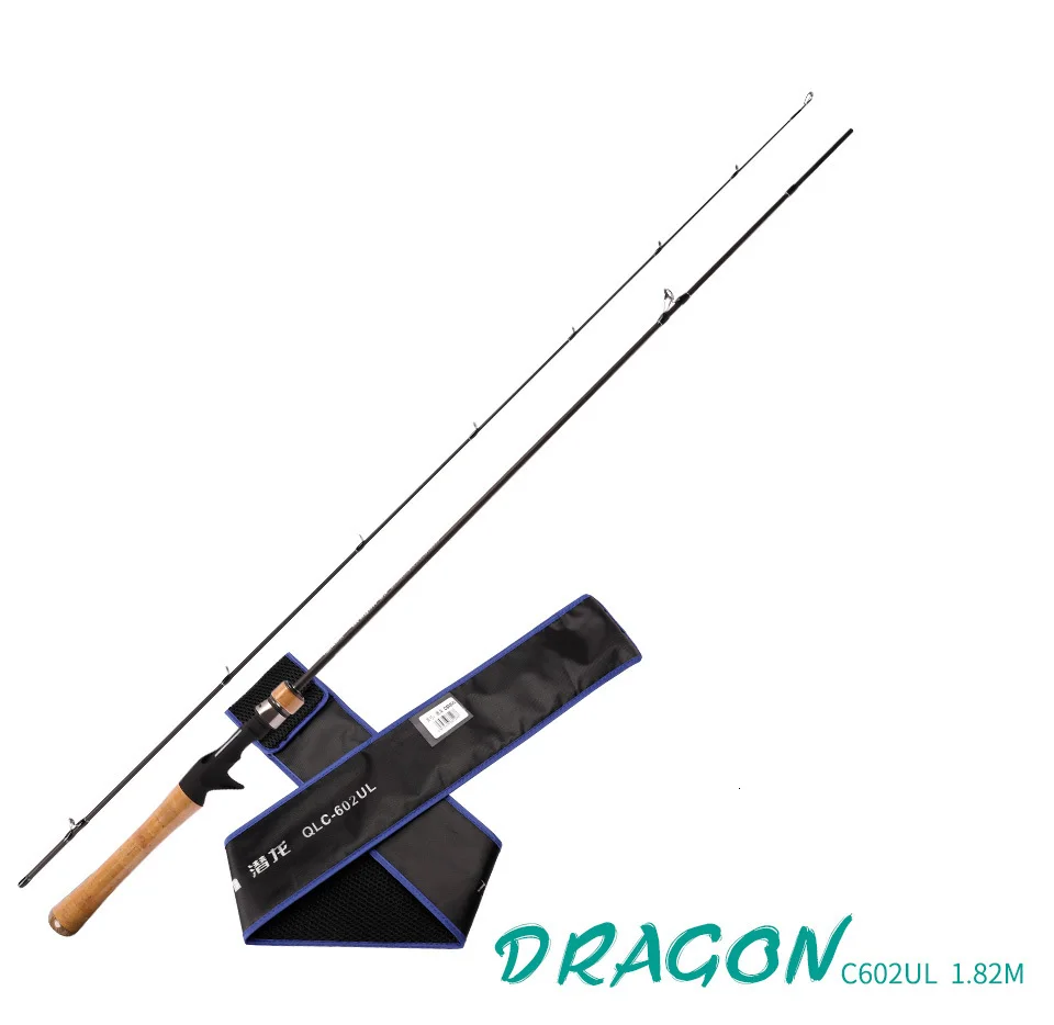 TSURINOYA Dragon 1,82 м карбоновая удочка, спиннинг, литье, приманка, вес 1-8 г, UL, удочка для морской рыбалки, удочка для быстрого действия