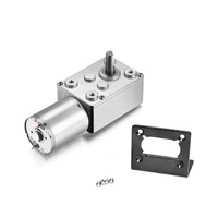32gz370 dc 6 12 24v gear reduction motor high torque turbo geared motor 0 6 200 rpm mini electric gearbox reducer with bracket