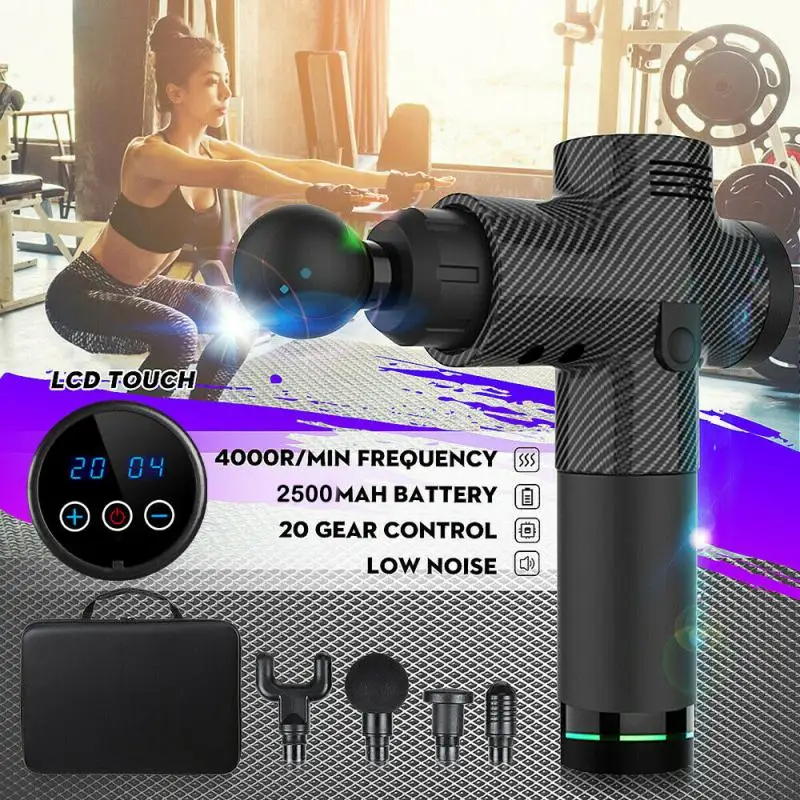 EMS массаж мышц пистолет беспроводные Перезаряжаемые стимулятор Лимфодренажный