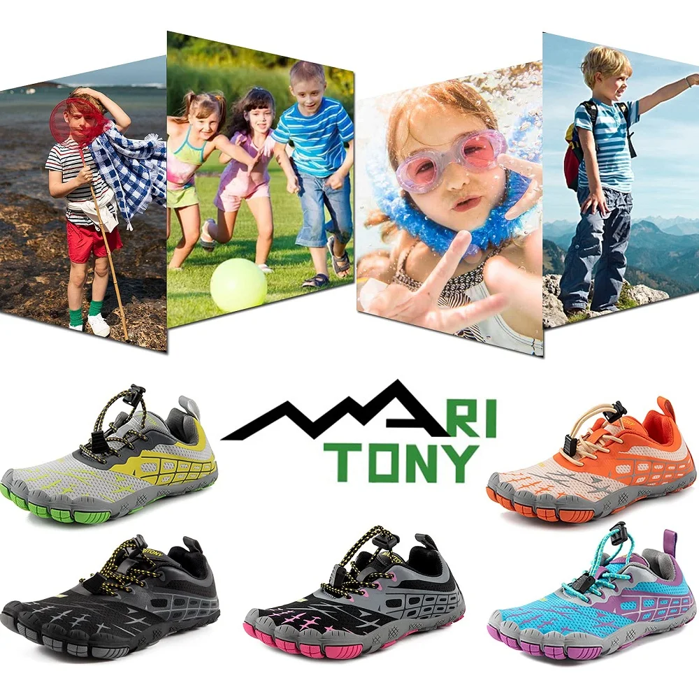 Swimming Shoes Boy Beach Aqua Shoes Girls Quick Dry Barefoot Upstream Surfing Slippers Hiking Water Shoes Wading Unisex Sneakers images - 6