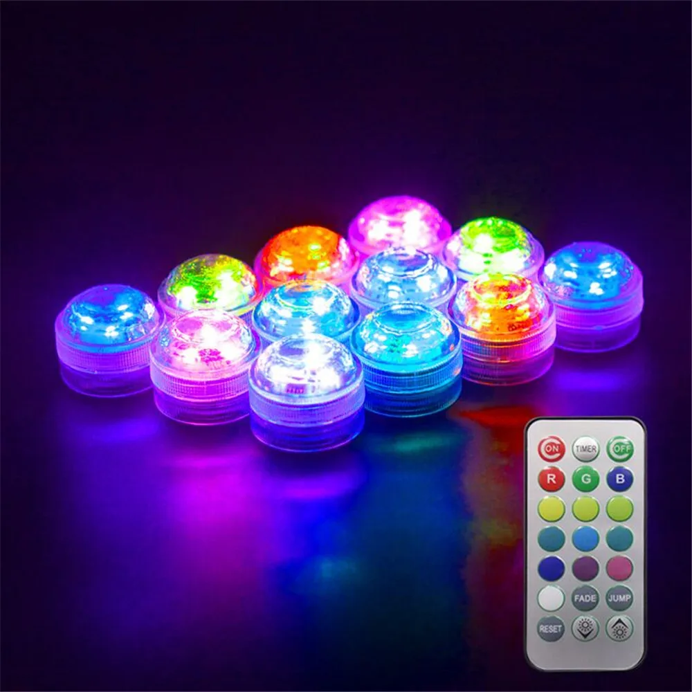 IP68 Водонепроницаемый погружной светодиодный светильник s цветная (RGB) подводная