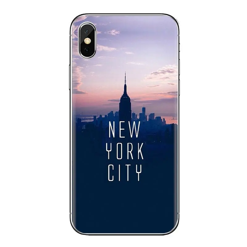 Для htc U11 один M7 M8 A9 M9 M10 E9 Desire 630 530 626 628 816 820 Motorola G G2 G3 Америка Нью-Йорк прозрачные