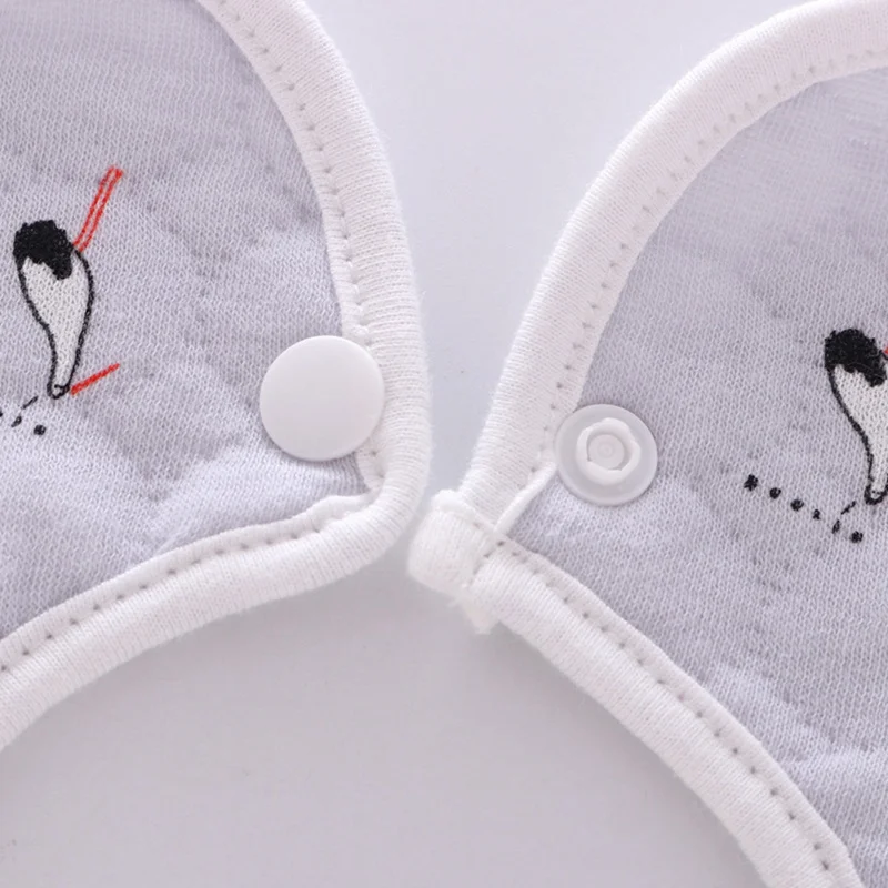 

360 Degrees Rotating Infant Baby Bibs Cute Print Cotton Saliva Towel Baby Bibs 3-24M 111