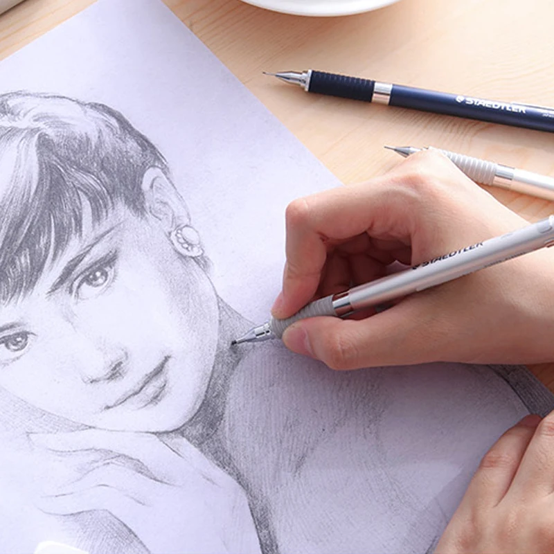 1 шт. Staedtler 925; большие размеры 35-механический карандаш 0,3/0,5/0,7/0,9/2,0 мм школьные канцелярские принадлежности металлический механический стержень для карандаша