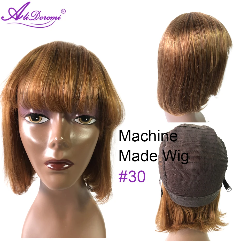 Alidoremi перуанские прямые волосы парики из человеческих волос предварительно