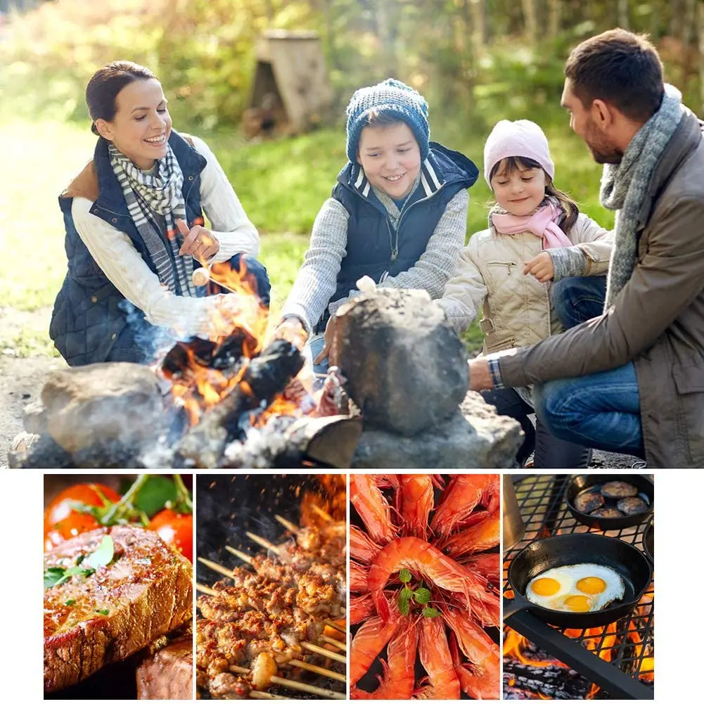 Новинка 5 шт. шампуры комплект для барбекю из нержавеющей стали с деревянной