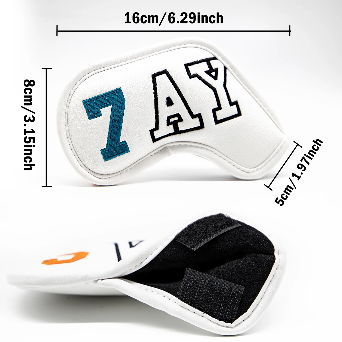 Клюшек для гольфа головные уборы набор 10 шт./компл. из искусственной кожи белого