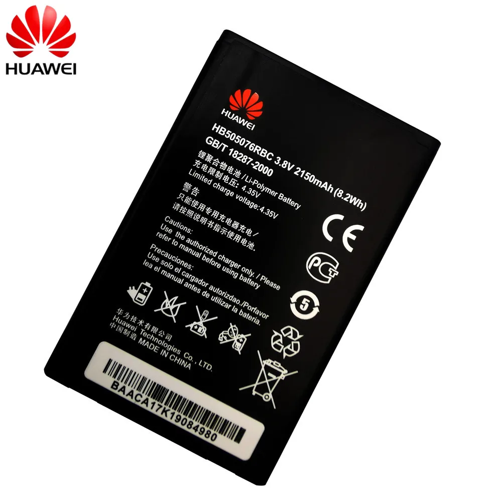 3 8 V 2150 мА/ч HB505076RBC Чехол для мобильного телефона Huawei Ascend G527 A199 C8815 G606 G610 U20 G700 G710 G716