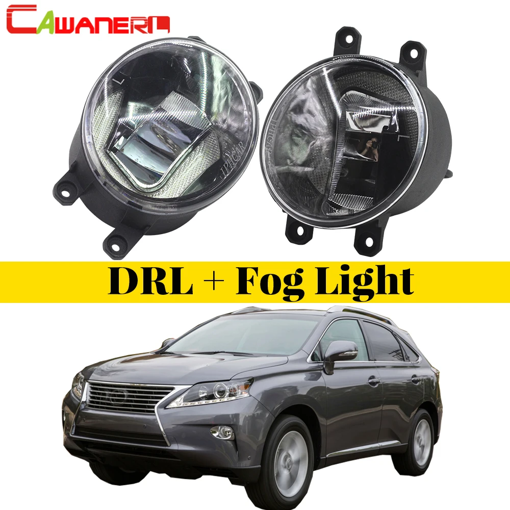 Cawanerl 2 х автомобилей Светодиодный светильник передние противотуманные фары
