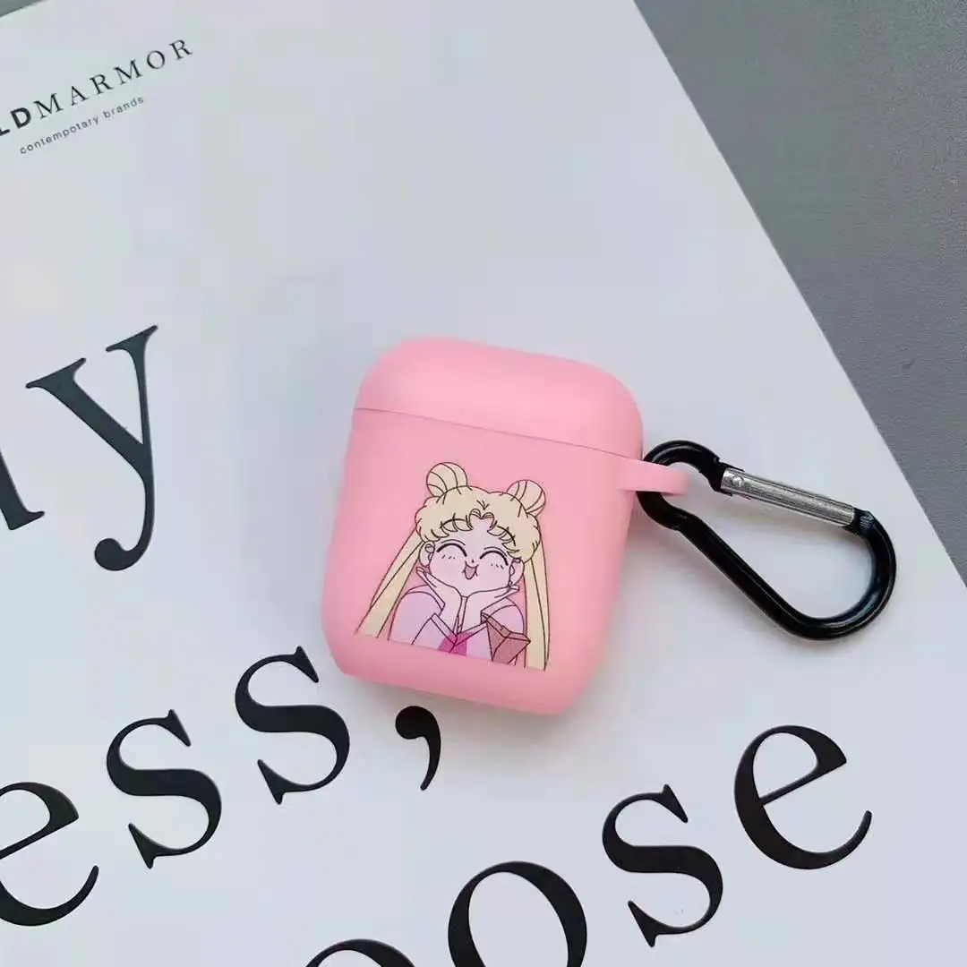 3D мультфильм для Airpods силиконовый стежок чехол для Apple Air pods милый чехол для гарнитуры наушников чехол для Earpods аксессуары