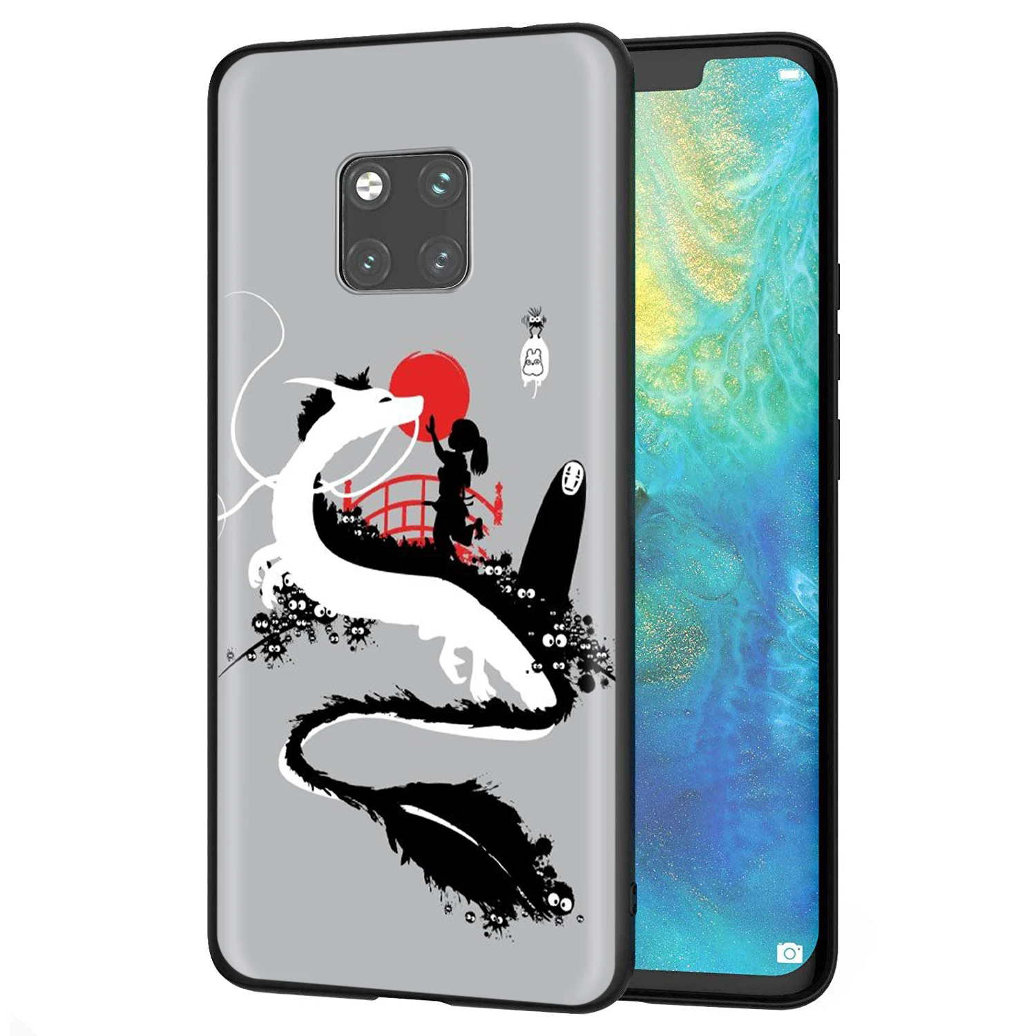 YIMAOC Spirited Away No Face Case for Huawei Mate 30 20 Honor Y7 7a 7c 8c 8x 9 10 Nova 3i 3 Lite Pro Y6 2018 P30 P smart | Мобильные