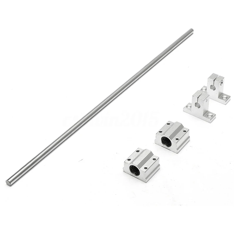 

LBER 8mm x 400mm CNC Linear Rail Shaft Rod + SC8UU Bearing Block Set For 3D Printer