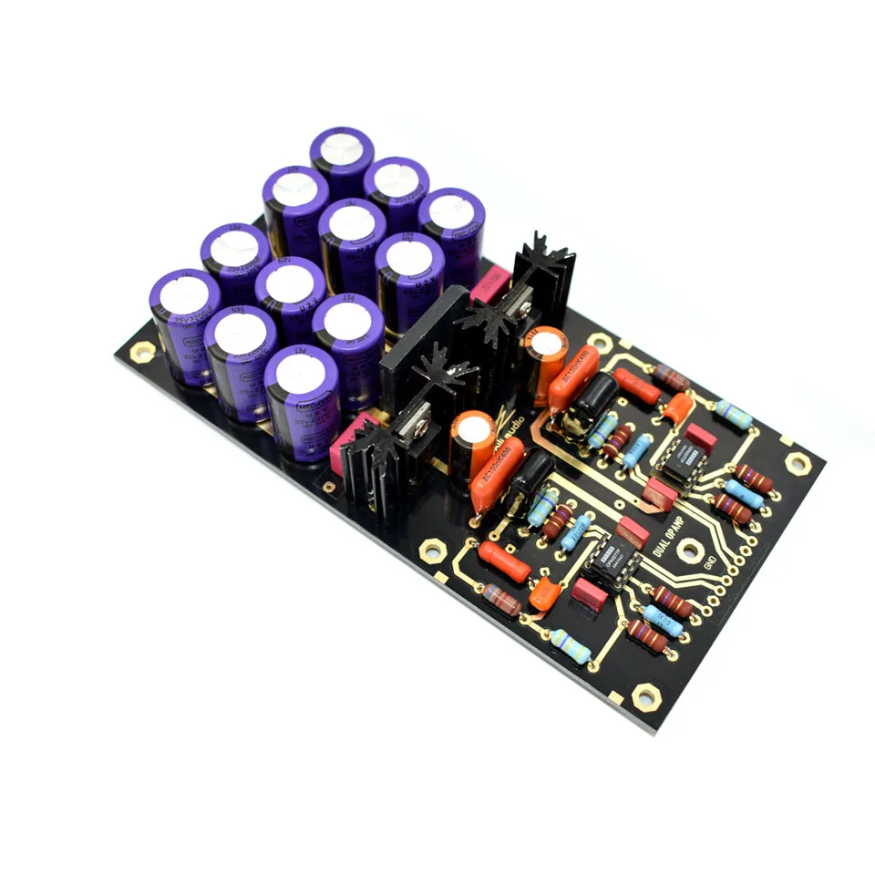 Мм Плата усилителя PCBA поворотные столы Phono Amp OPA2111KP Германии двухконтурная