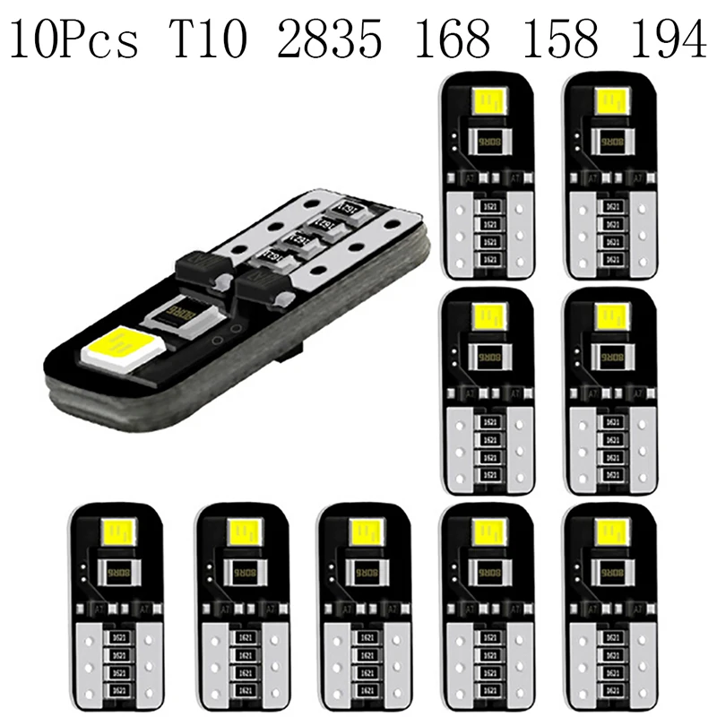 10x T10 Led Canbus W5W автомобильный интерьерный светильник лампа для Peugeot Partner 2010 2011 206 207 307