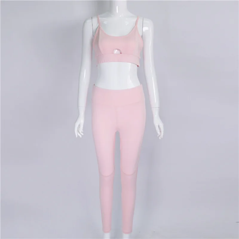 Женские комплекты бюстгальтеров для йоги Быстросохнущий Спортивный костюм