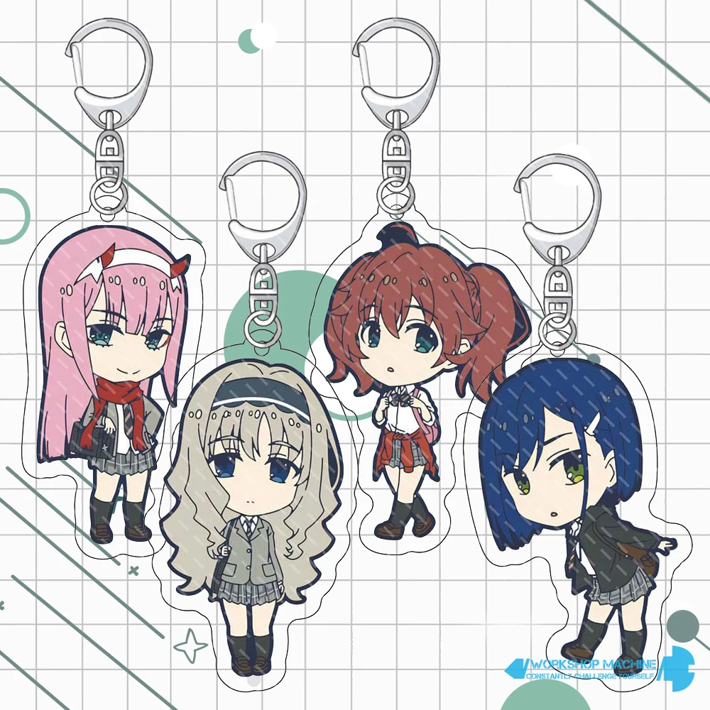 

Darling In The Franxx, их родной город, Mistilteinn, милый индивидуальный тренд, аниме, школьная сумка, кулон, автомобильный акриловый брелок