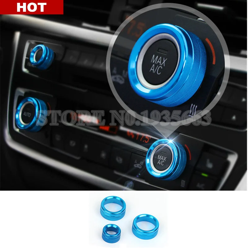 Внутренняя крышка ручки кондиционера и аудио для BMW 5 серии F10 F07 2011 2017 3 шт.