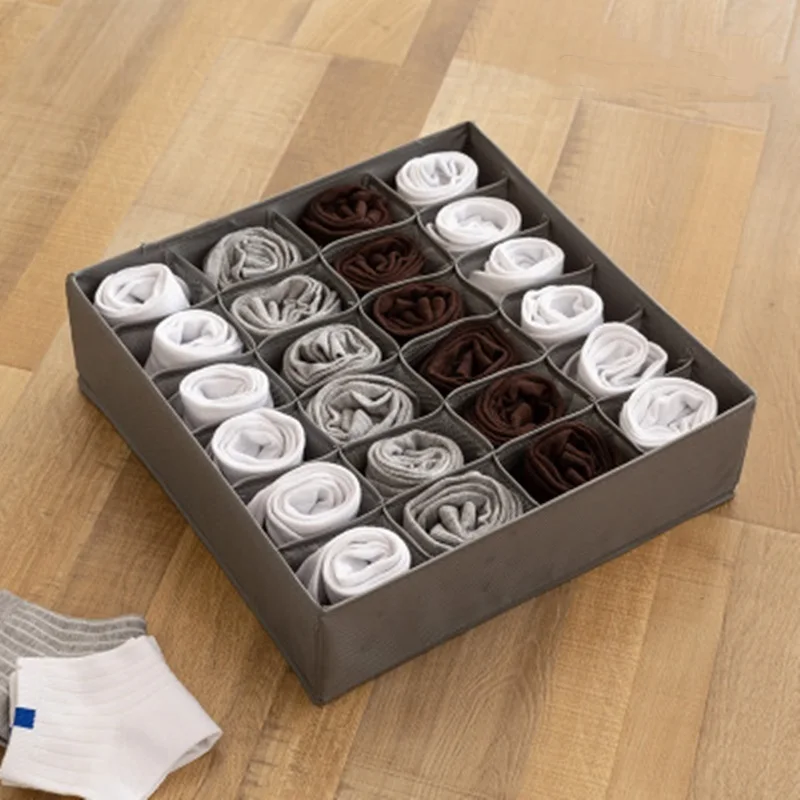 

Clothes Shorts fabric separated Non woven Multi function Bras Underwear socks Storage Wardrobe Closet grids home Boxes Drawer