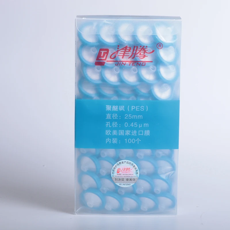 

Syringe Filters PES OD 13mm/25mm Micron Disposable Microporous Needle Filtration PES Membrane Needle Filter 100pcs/bag