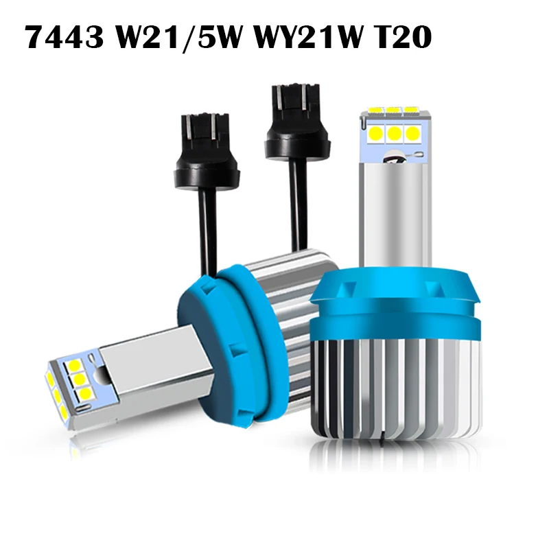 

iJDM P21W светодиодная 1156 T20 W21/5W 7443 P21/5W 1200LM W21W Автомобильная лампа 7440 BA15S BAY15D PY21W 3157 Авто DRL Light 1157 Белая лампа 12 В