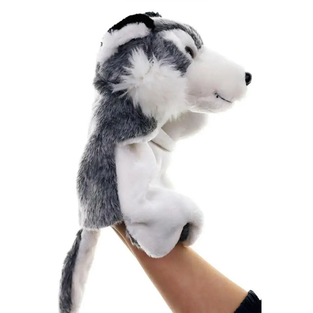Собака Хаски Ручные куклы щенок плюшевые животные игрушки для творческих