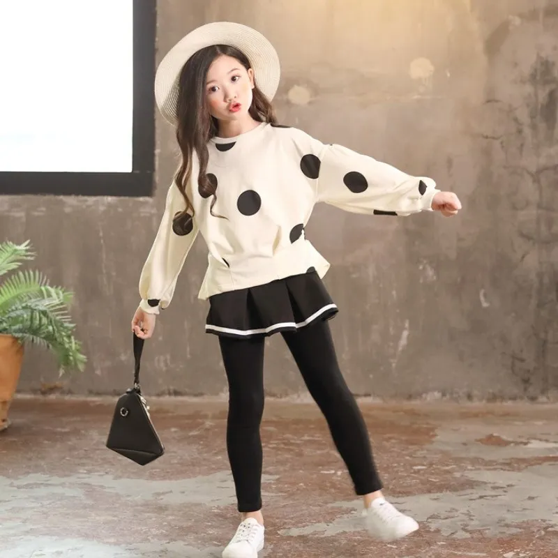 Костюм для маленьких девочек на весну и осень 2018 новинка модная плиссированная