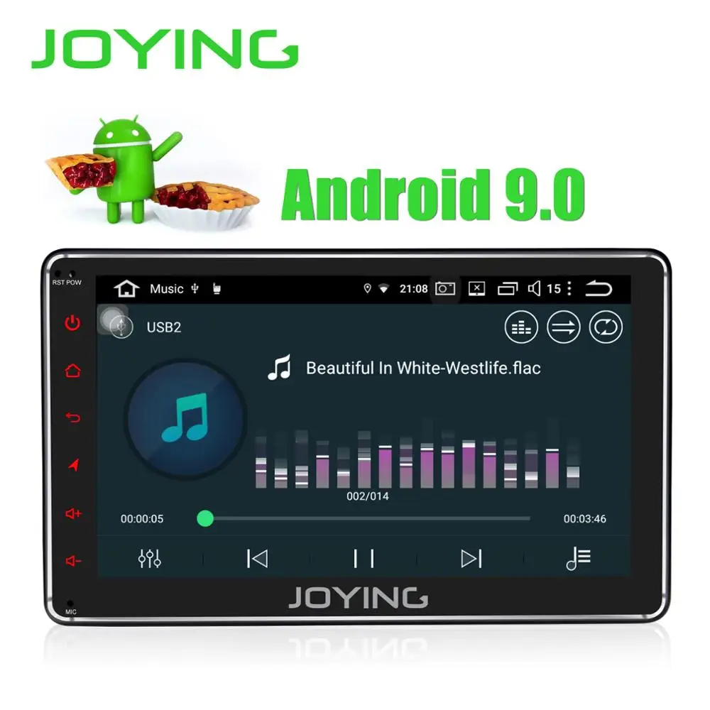 JOYING one din " Универсальный 2 Гб автомобильный радиоприемник playe Android 9,1 DSP gps Поддержка видеовыхода/Зеркальное соединение/сплит-экран головное устройство