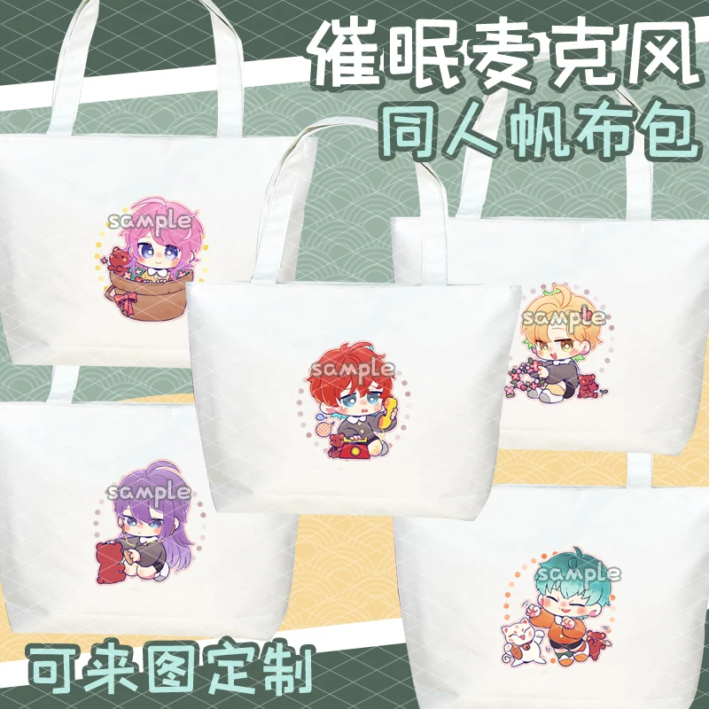 

Anime Division Rap Battle Amemura Ramuda Canvas bag Hypnosis Microphone Men Women Student Travel Shoulder Bag Casual Bag Gifts