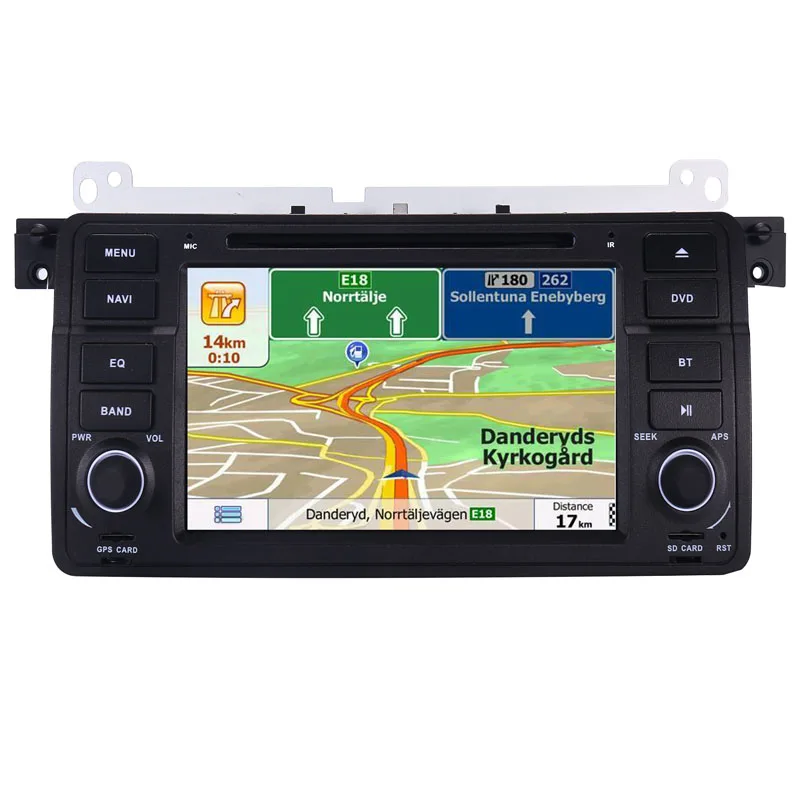 7 &quotцифровой HD Авторадио gps навигация для bmw e46 dvd M3 3G Bluetooth Радио RDS USB SD Руль