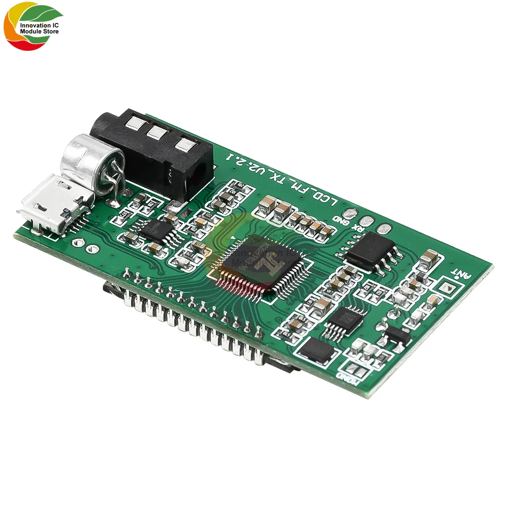 Цифровой стерео FM-радиоприемник устройство связи компьютерный аудиопередатчик