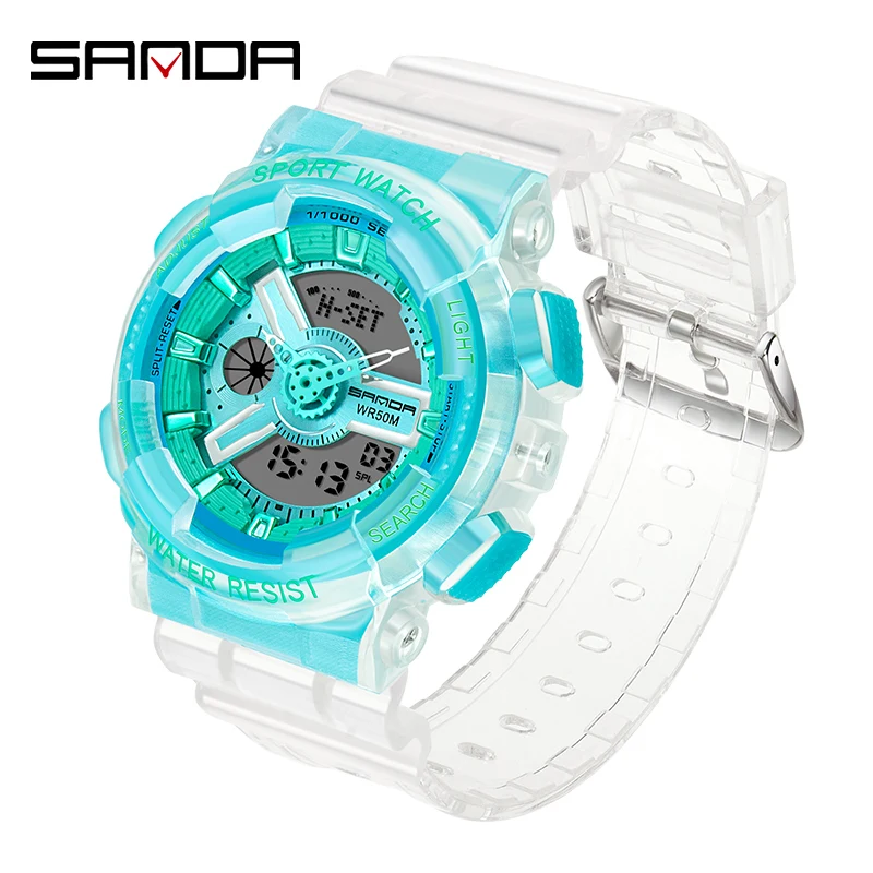 Часы наручные цифровые для мужчин и женщин спортивные Водонепроницаемые