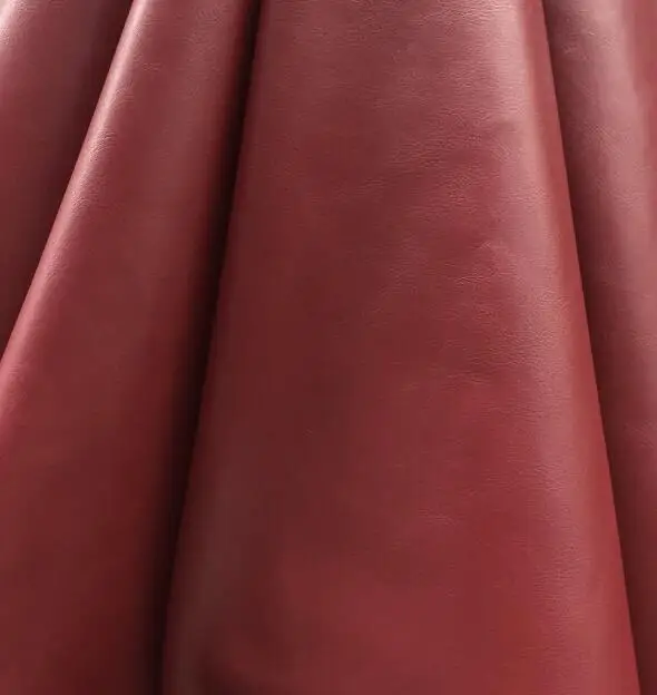 Винно-красная фиолетовая полиуретановая ткань эластичная волшебный цвет одежда