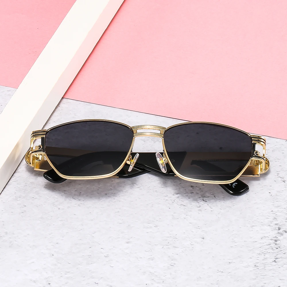 Солнцезащитные очки в стиле ретро унисекс стиль голова льва|Мужские