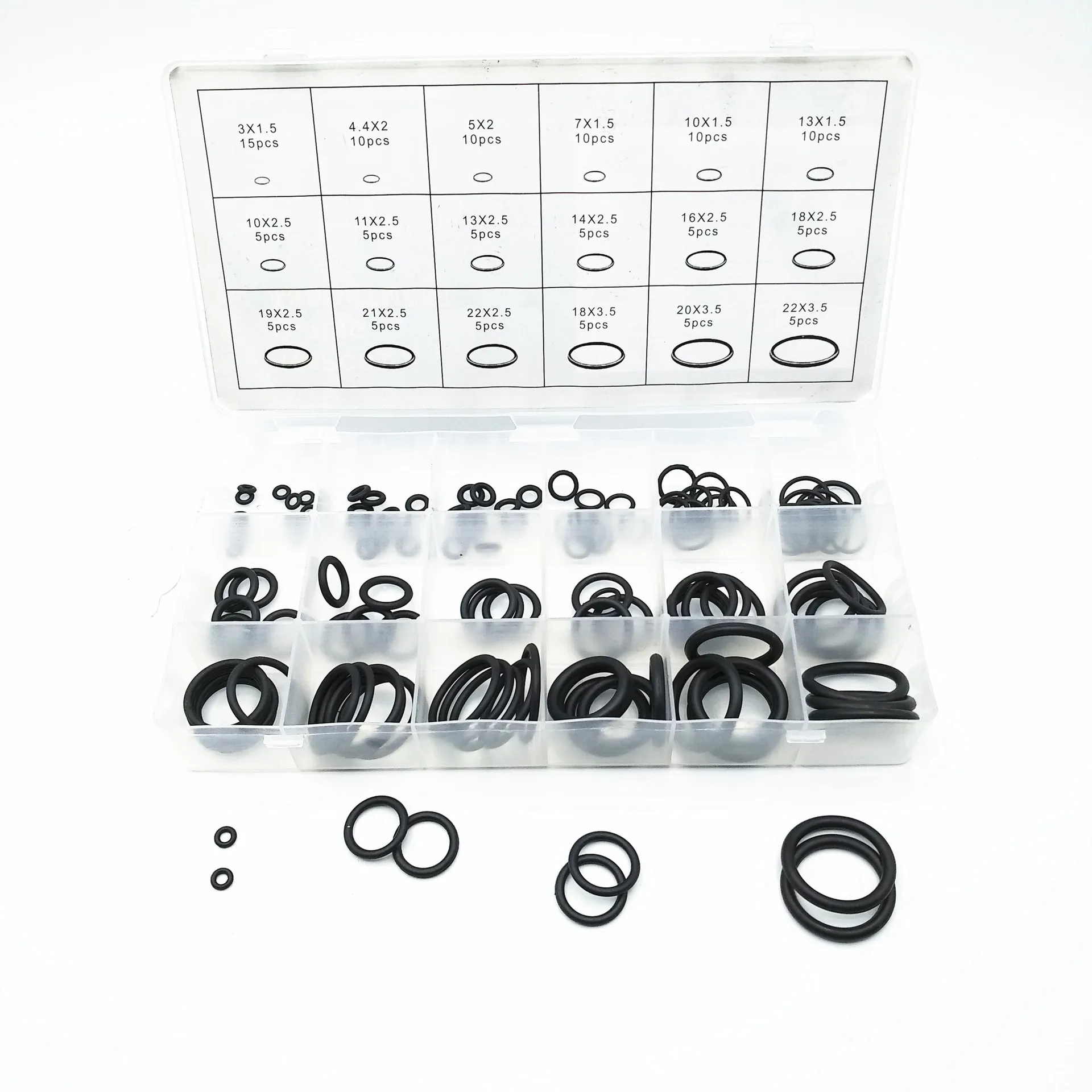 Комплект уплотнительных колец для кондиционера 125 шт. большое уплотнительное