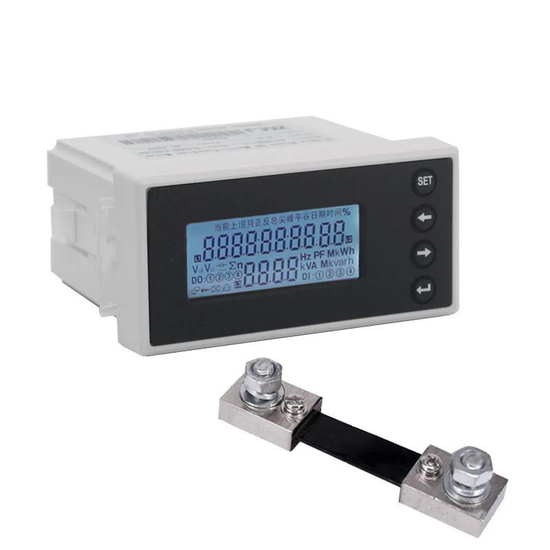 DC 0-100A,DC 0-500V DC voltage and ampere meter 96*48mm DC volt & ampere instrument with RS485 connection in stocks