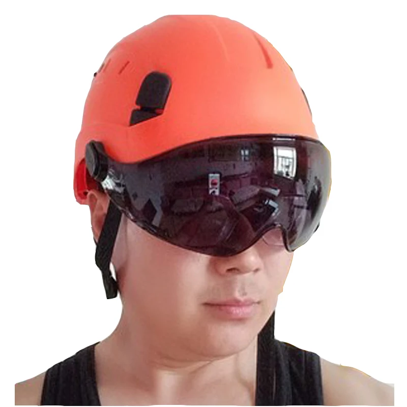 Защитный шлем с темными очками защитные шлемы для восхождения и езды на открытом