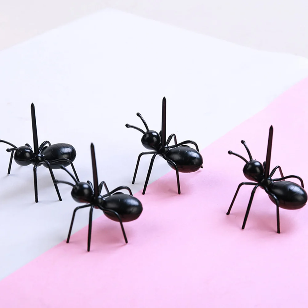 12 шт. DIY Mini Cos вилка для фруктов и муравьев пластиковое украшение кухонная бара