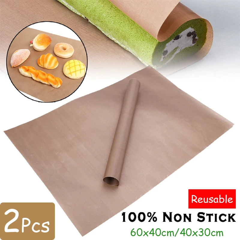 

Non Stick Baking Tarpaulin Baking Sheet Reusable High Temperature Resistant Oil Paper Oven Baking Mat Easy Clean Bbq Grill Pad