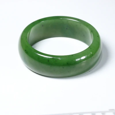 Zheru ювелирные изделия натуральный нефрит 54-64 мм зеленый браслет элегантные