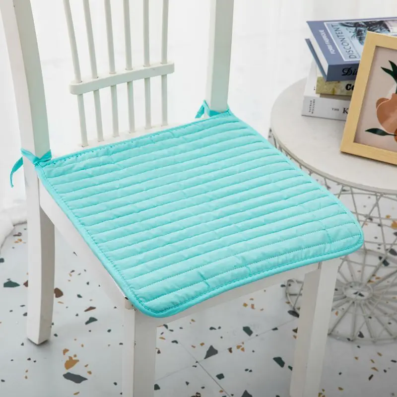 

1Piece Thin Breathable Chair Cushions Home Office Seat Pad Universal Summer Non-Slip Student Cushions Cotton Sit Mat Comfortable
