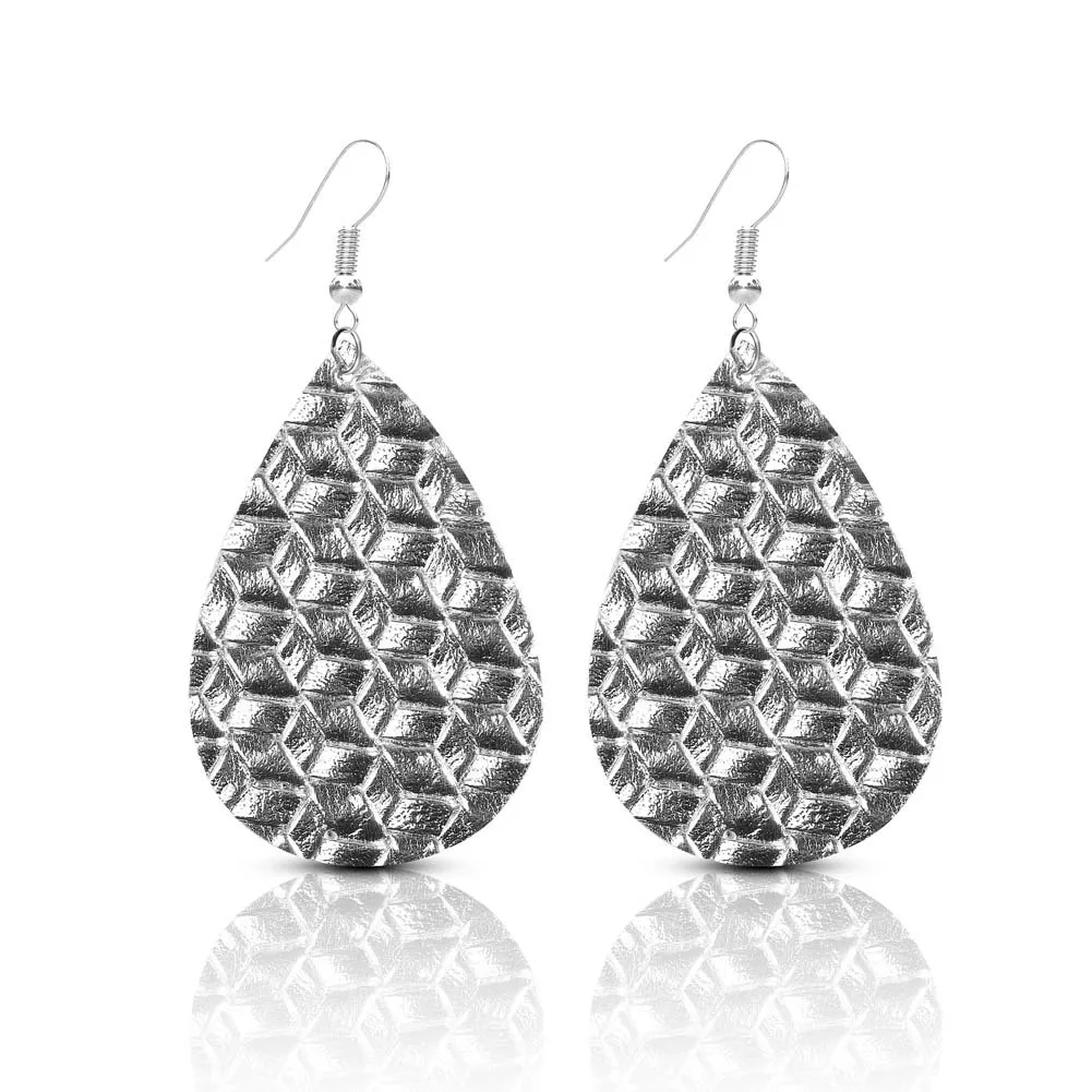 Женские серьги капли из искусственной кожи для женщин вечерние ринки свадьбы