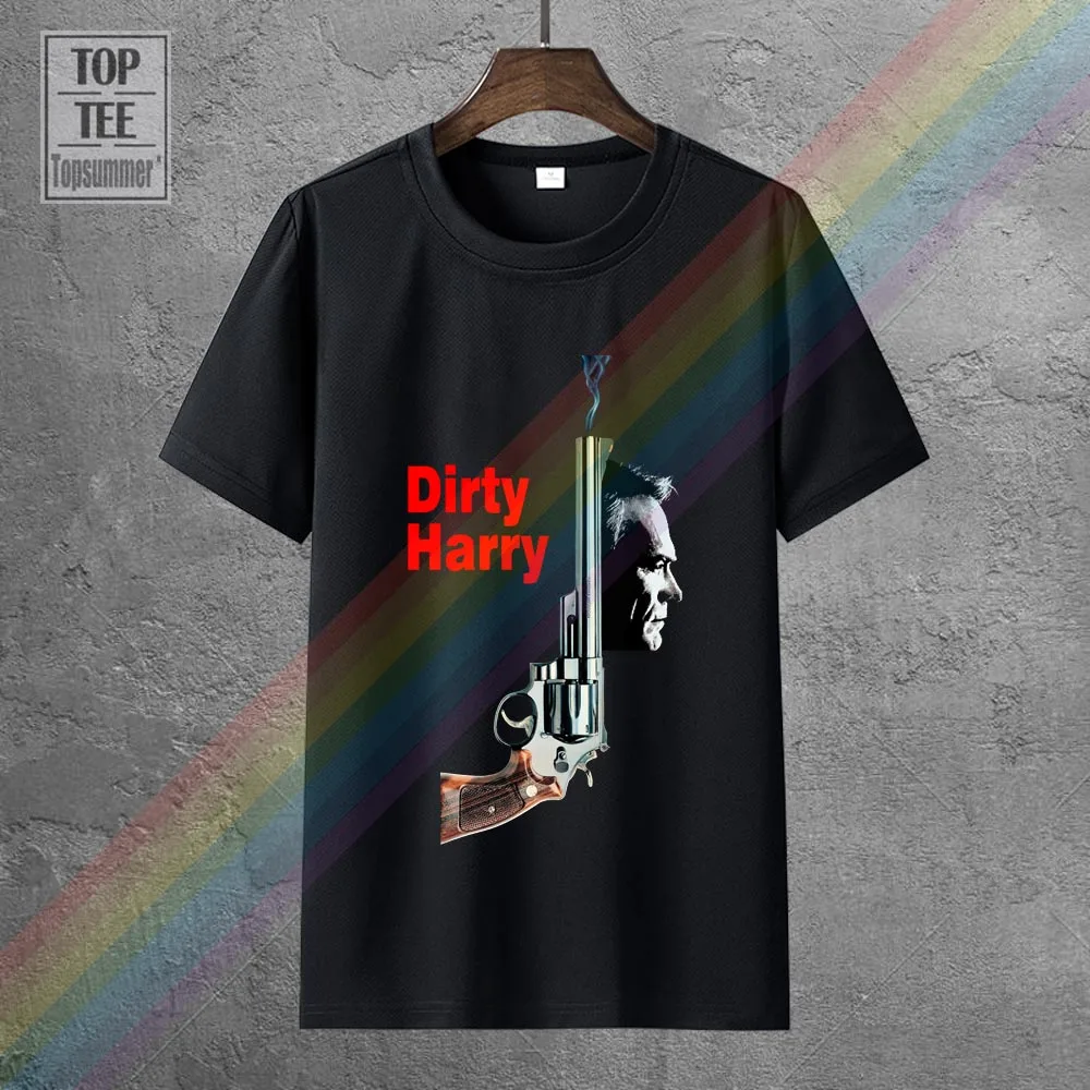 

Dirty Harry Movie Poster Mens Funny Tshirts Hip Hop Streetwear Tshirt Cool Logo T Shirt Brand T-Shirt Xxxxl