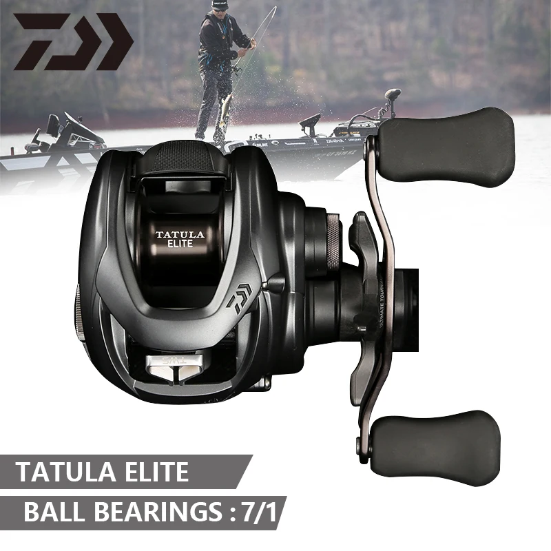 Оригинальная DAIWA 20NEW TATULA ELITE Baitcast Катушка Для заброса приманки без зазора