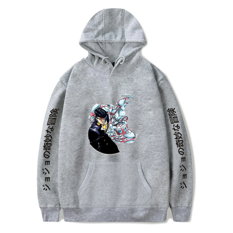 Повседневная комиксная Толстовка JOJO популярный свитшот для мужчин и женщин на