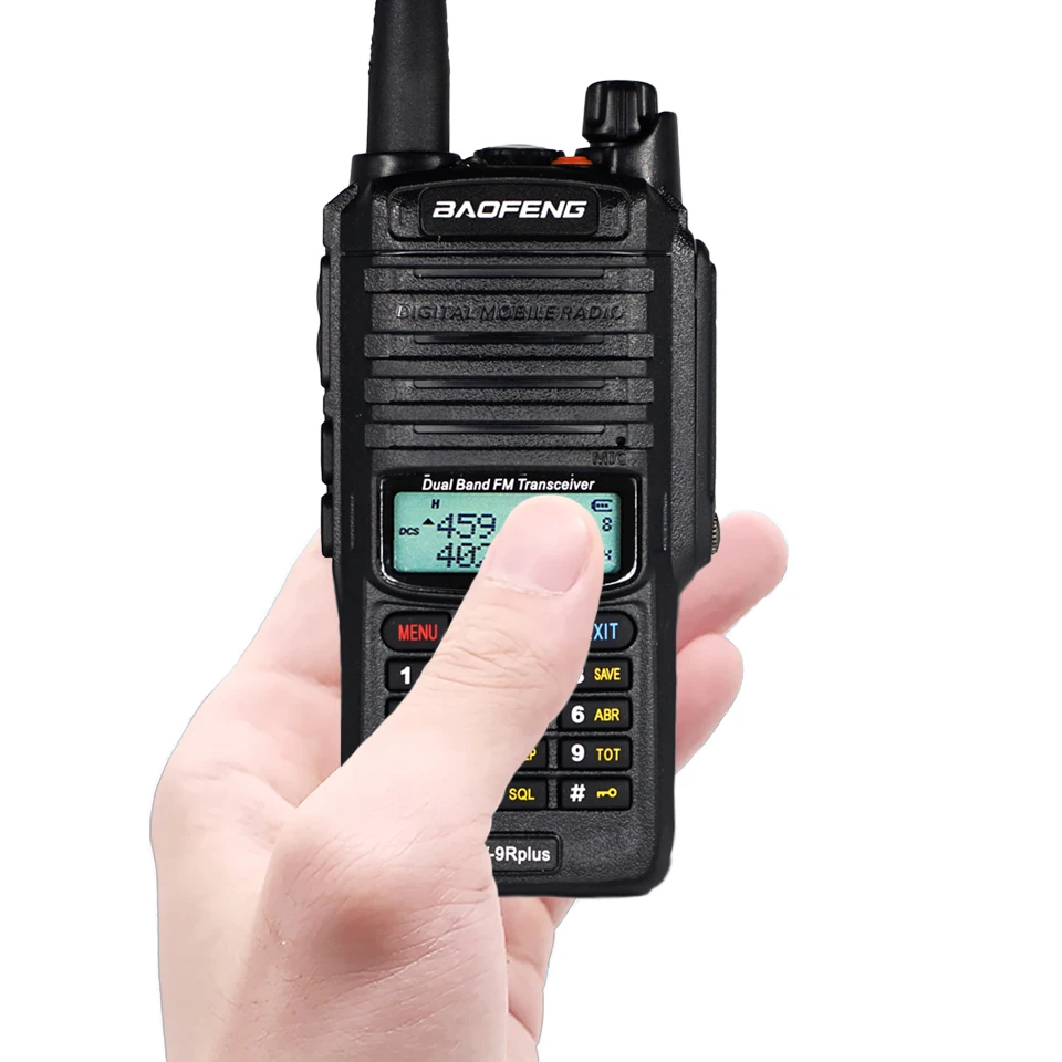 Baofeng UV-9R plus Walkie Talkie IP67 Водонепроницаемый главный динамик CB радио FM приемопередатчик UHF/VHF радио 10 Вт 4800 мАч uv 9r plus